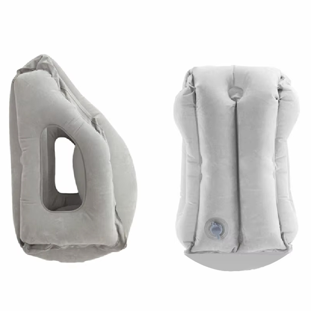 Portable Inflatable Travel Pillow, Airplane Nap Pillow, Outdoor Sleeping Cushion, Office and Train Sleeping Bag Pillow