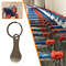 Unisex Gift Keyrings Decorations, Aluminum Alloy Key Ring, Shopping Cart and Grocery Trolley Tokens