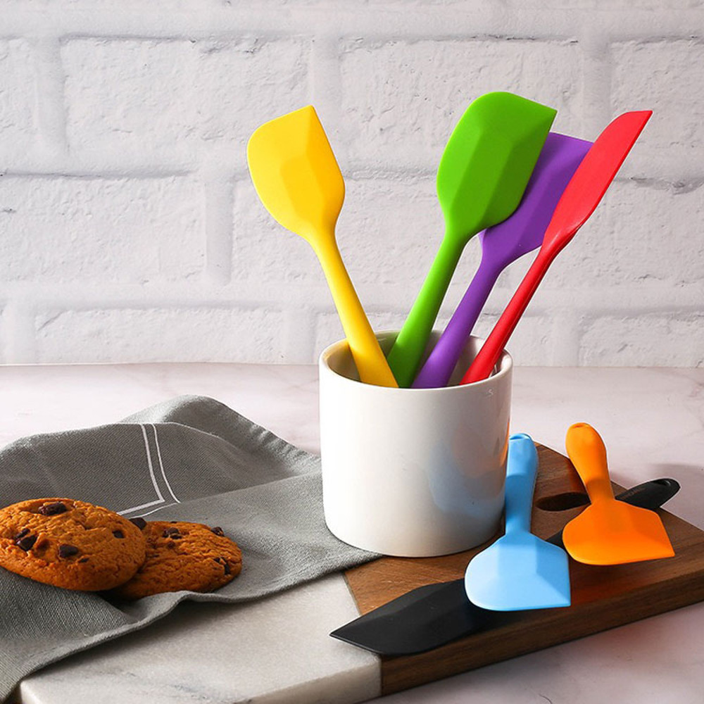 Leeseph Silicone Spatula Non Stick Small Heat Resistant Cooking Utensil Multicolor Kitchen Accessor 0