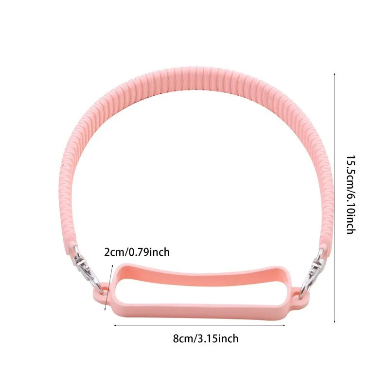 Silicone Water Bottle Sling Carrier Durable Soft Handle Strap Flexible Cup Holder For Bottles Easy 2