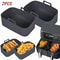 Air Fryer Silicone Tray Reusable Rectangle Oven Basket Baking Liner Insert Dish For Fried Chicken A 0