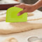 Flexible Bench Dough Cutter, Food-safe Plastic Dough Scraper Bowl, Multipurpose Food Scrappers for Bread Dough