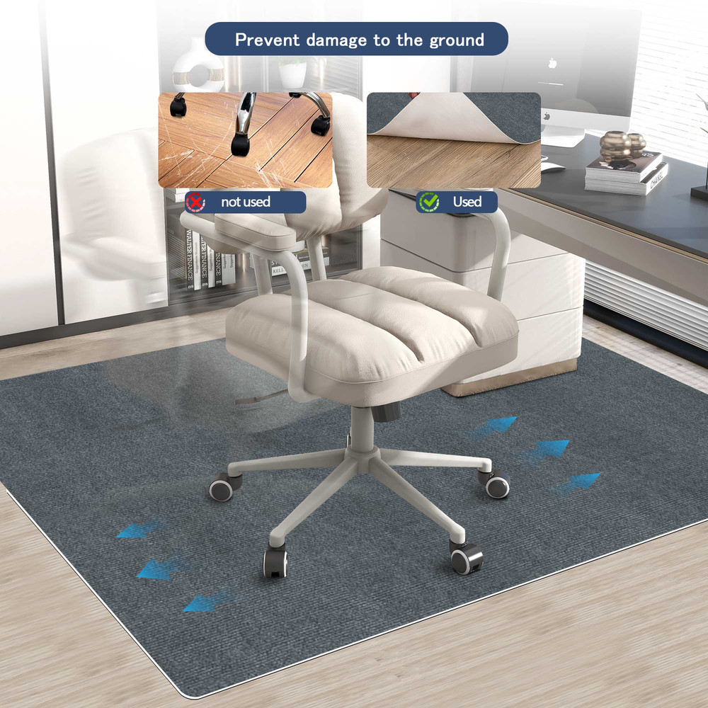 Office Rolling Chair Mat , Computer Gaming Chair Mat, Work in Hardwood Floor Mat, Bedroom and Living Room Mat