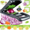 Multi functional Vegetable Chopper, Handle Food Grater, Kitchen Food Slicer Dicer, Vegetable Cutter for Quick Meal