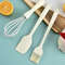 Non Stick Silicone Cream Scraper, Bread Cake Butter Spatula, Mixer Oil Brush with PP Handle, Kitchen Baking Tool Set