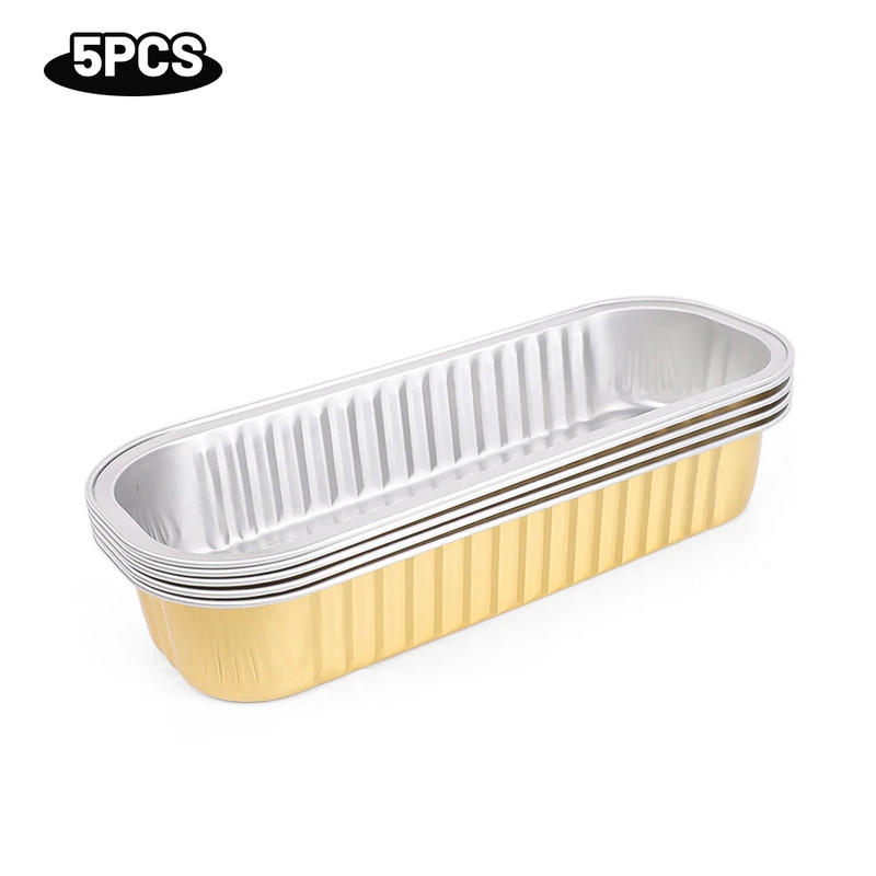 Disposable Aluminum Foil Baking Tray, Air Fryer Grilling Tray Box, BBQ Pans Kitchen Accessories
