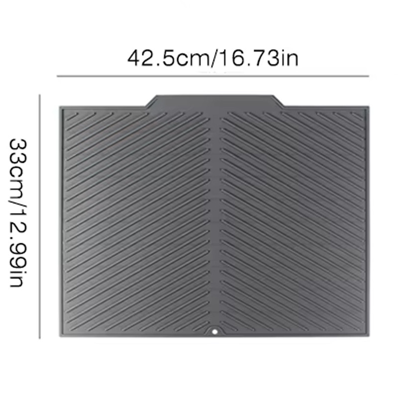 Silicone Mat Accessories, Kitchen Decoration, Bar Sink Drain, Food Utensil Mat, Three Models, Bar Insulation Mat