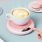 USB Heating Coaster Thermostatic Warmer Speed Adjustment Coffee Mug Milk Tea Water Cup 2