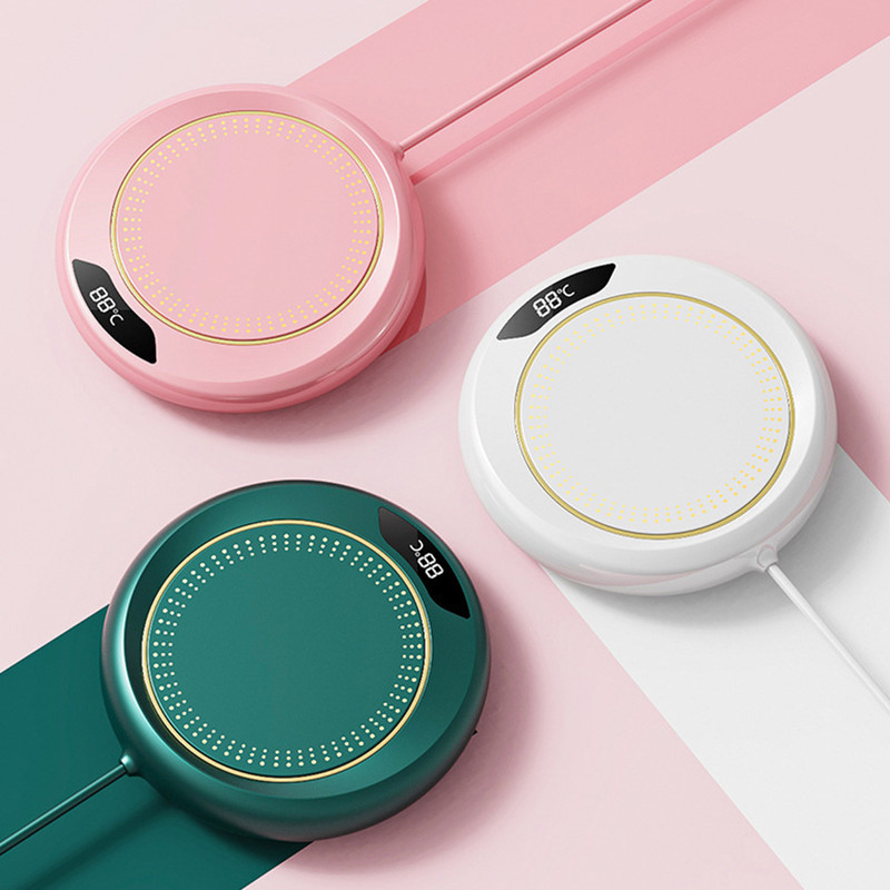 USB Heating Coaster Thermostatic Warmer Speed Adjustment Coffee Mug Milk Tea Water Cup 4