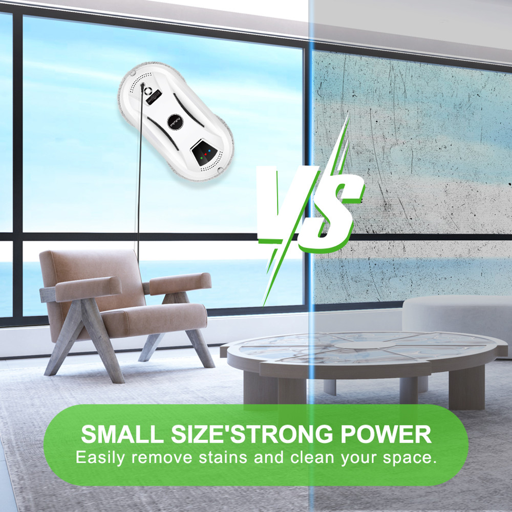 Ultra Thin Window Cleaning Robot Electric Glass Robot Vacuum Remote Control Home Cleaner 1