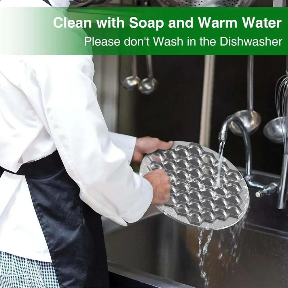 Metal Dumpling Maker, Pastry Press with Wooden Handle, Double Wheel Pasta Cutter, Ravioli Dumplings Kitchen Tool