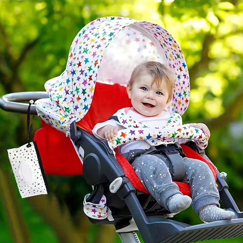 Baby Wipe Case Reusable Wet Wipe Pouch Travel Tissue Holder Wet Wipes Storage Bag Mask And Tissue O 3