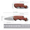 Handmade Stainless Steel Folding Boning Knife, Portable Pocket Knife, Butcher Meat Fruit Fish BBQ Cutting Knife