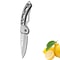 Folding Fruit Knife Stainless Steel Pocket Knife Keychain Nonslip Handle Household Small Knife 10