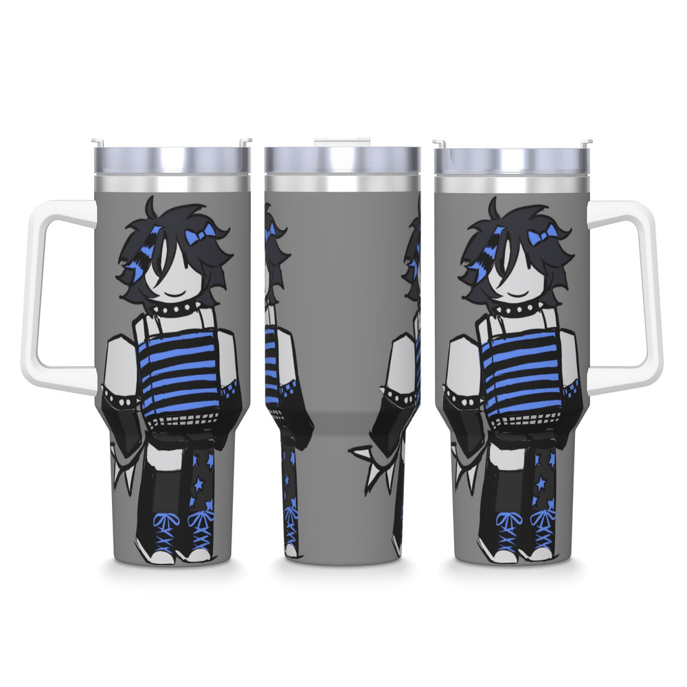 Two Time Stainless Steel Tumbler, Large Capacity Thermal Mug, Beach Car Mugs, Insulated Cold and Hot Tea Bottle