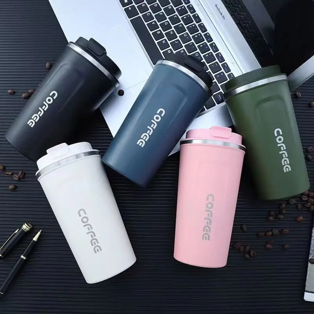 Stainless Steel Coffee Mug, Portable Tumbler, Vacuum Flasks, Thermal Cup, Keeps Hot and Cold, Coffee Cup