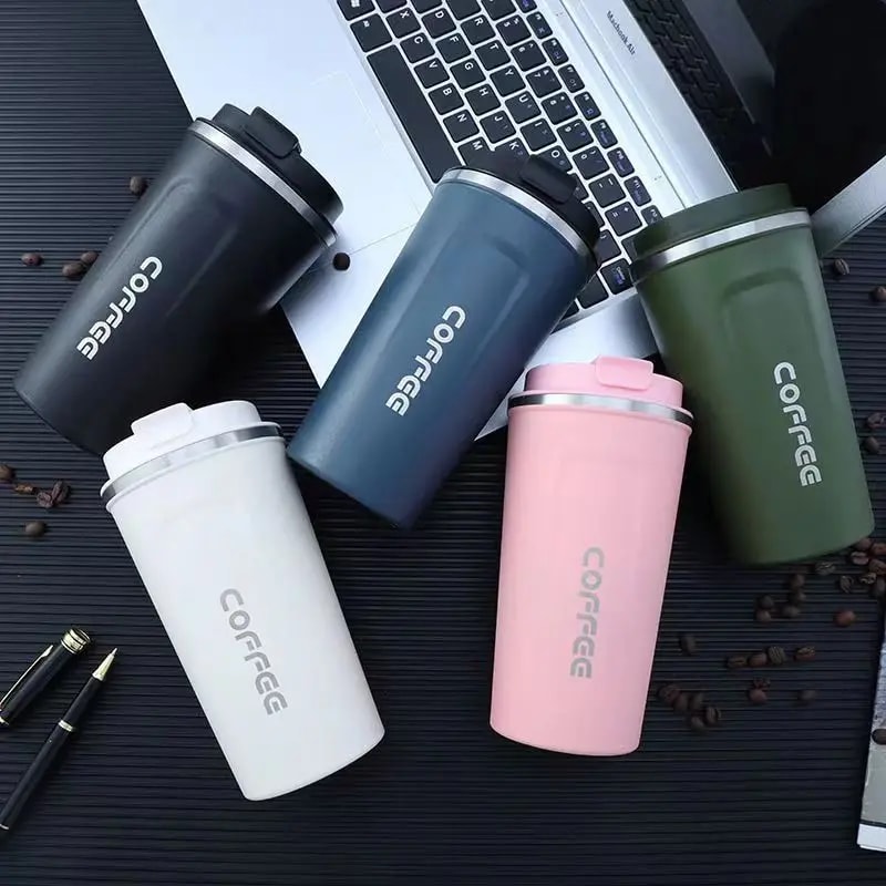 Stainless Steel Coffee Mug, Portable Tumbler, Vacuum Flasks, Thermal Cup, Keeps Hot and Cold, Coffee Cup