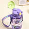 Cute Kids Water Bottle, Leakproof School Cup, Portable Straw Water Bottle for Children