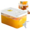 Plastic Cold Drink Jug, Refrigerator Drink Dispenser with Leak-proof Tap, Bar Party Cold Drink Container