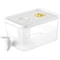 Plastic Cold Drink Jug, Refrigerator Drink Dispenser with Leak-proof Tap, Bar Party Cold Drink Container