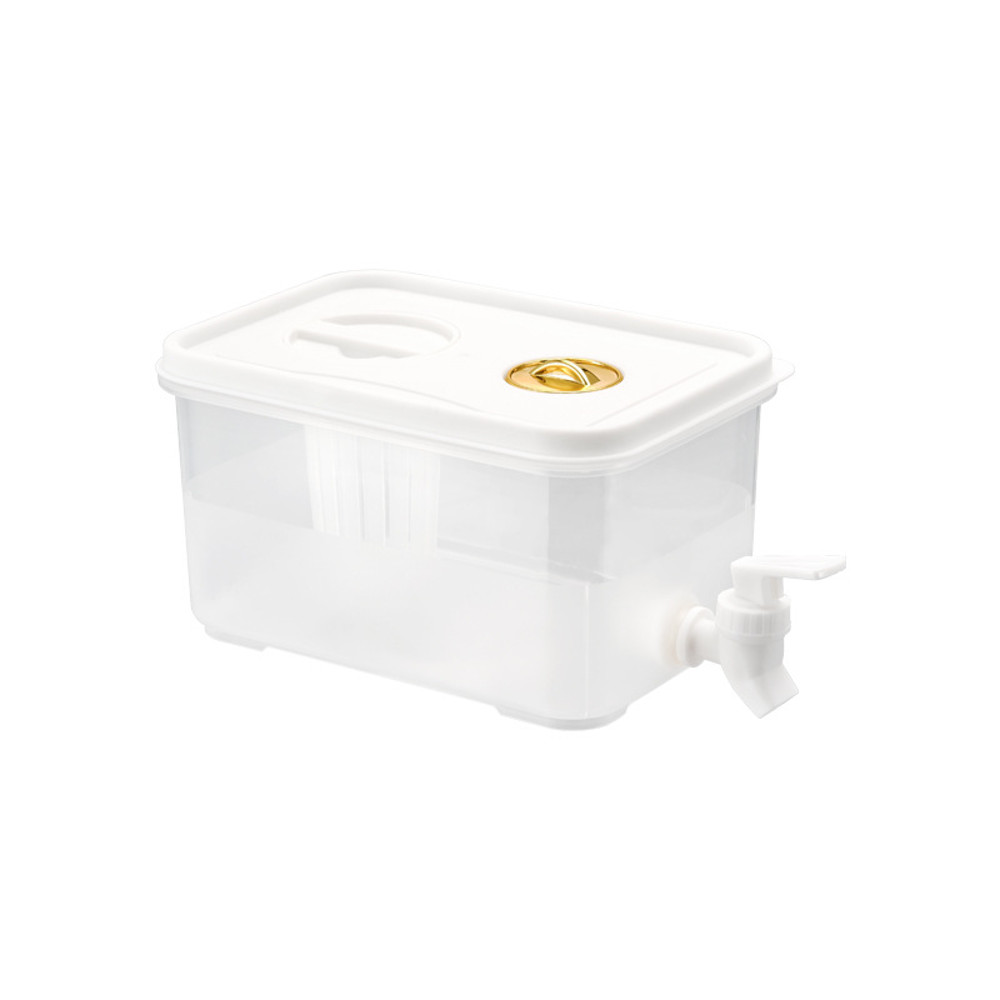 Plastic Cold Drink Jug, Refrigerator Drink Dispenser with Leak-proof Tap, Bar Party Cold Drink Container