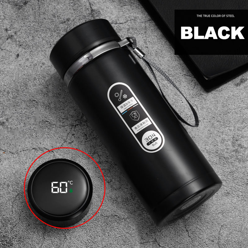 Stainless Steel Thermos Bottle LED Temperature Display Vacuum Flask Portable Cups 7