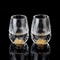 Gold Foil Crystal Wine Glass, Luxury Whiskey Glass, Suitable for Decoration, Collection, Celebration