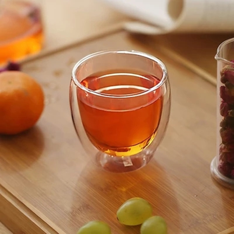 Glass Coffee Mugs, Double Wall Glass Coffee Cups, Insulated Espresso Cups, Cold Drinking Wine Shot Glasses, Tea Cups