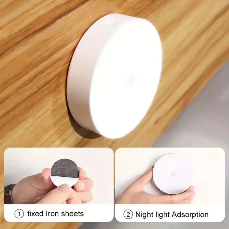 Motion Sensor Night Light, Wireless LED Detector Lamp for Bedroom Closet Staircase Room Decor