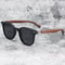Vintage Wooden Frame Sunglasses Classic Brand Style Polarised Sun Glasses For Men And Women 1