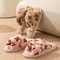 Fluffy Womens Slippers, Fashion Fuzzy Fur Slides, Autumn Winter Plush, Luxury Designer Flats, Elegant Home Footwear