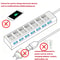 High Speed Adaptor, Multi USB Splitter, Expanded Multiple Extender for PC, Laptop