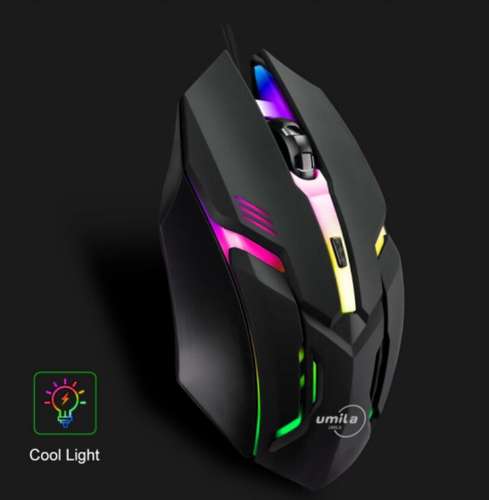 Latest High Quality, USB Back lit Mouse, Ergonomic Design, Gaming Mouse, Desktop Computer Laptop, Manufacturers Hot Sale
