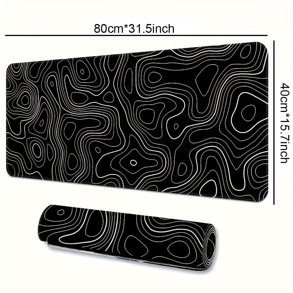 Large Mouse Pads For Desk, Gaming Mouse Pad, Extended Mouse Pad, Mouse Pad with Stitched Edges and Non-Slip Rubber Base