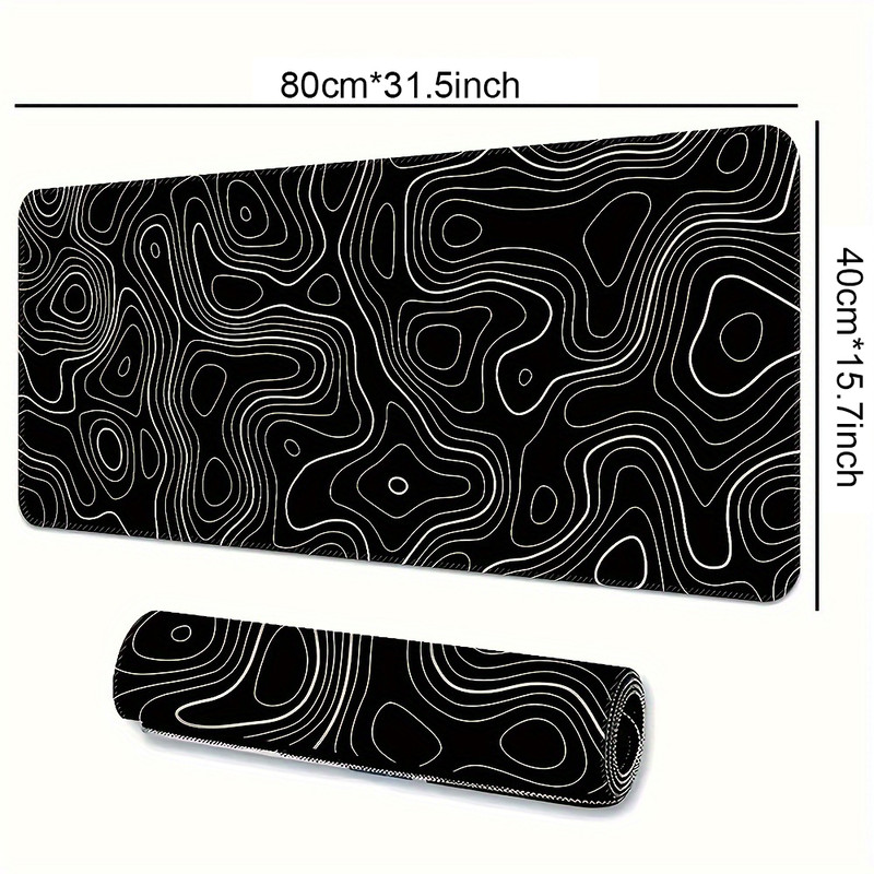 Large Mouse Pads For Desk, Gaming Mouse Pad, Extended Mouse Pad, Mouse Pad with Stitched Edges and Non-Slip Rubber Base