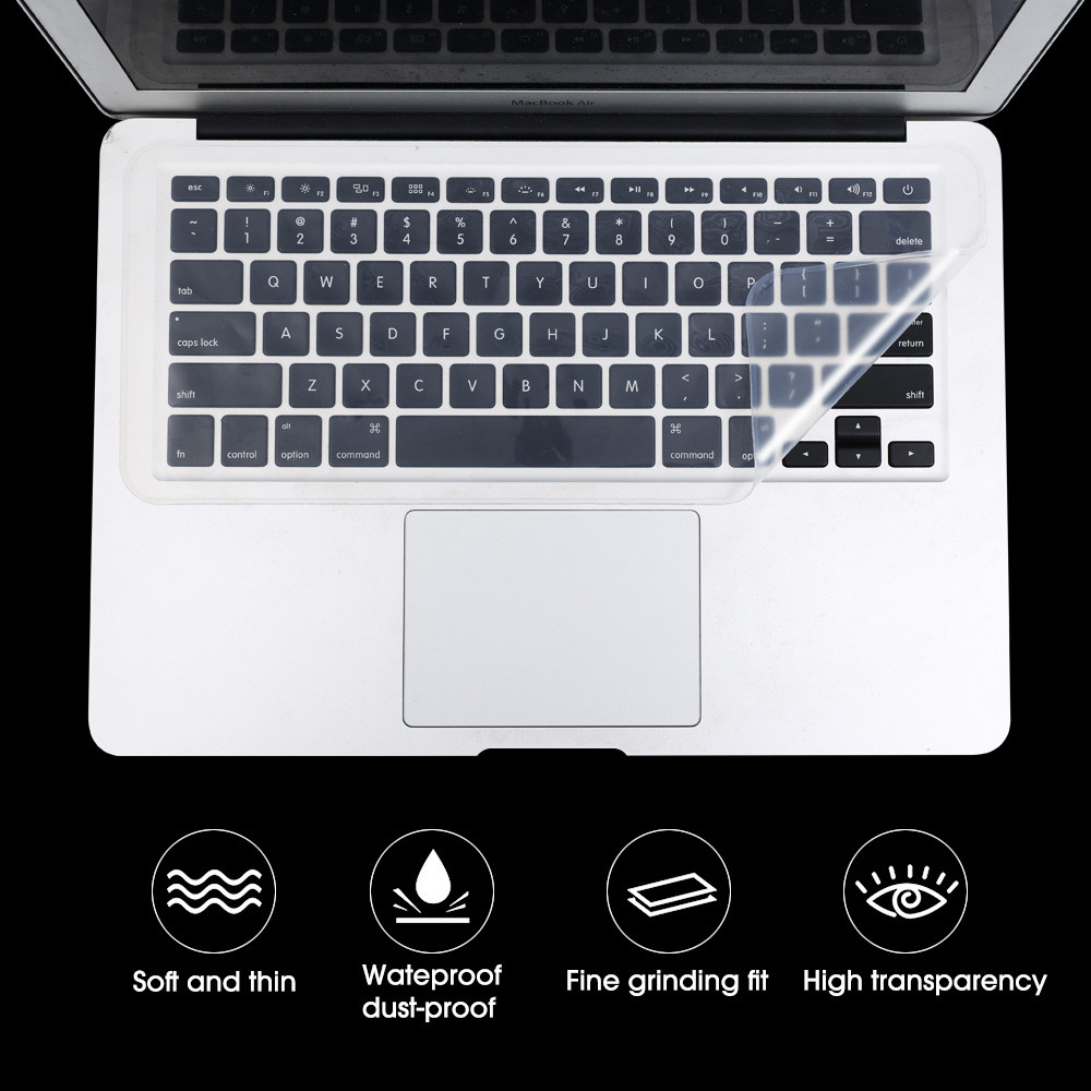 Universal Laptop, Silicone Cover, Notebook Keyboard, Dust Proof, Protective Waterproof Film