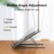 Adjustable Laptop Stand Portable Notebook Holder Cooling Bracket Fold Able Nonslip Laptop Riser 1