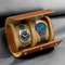 Watch Roll Travel Case, Watch Storage, Secure Organiser with Removable Pillows, Solid Watch Holder