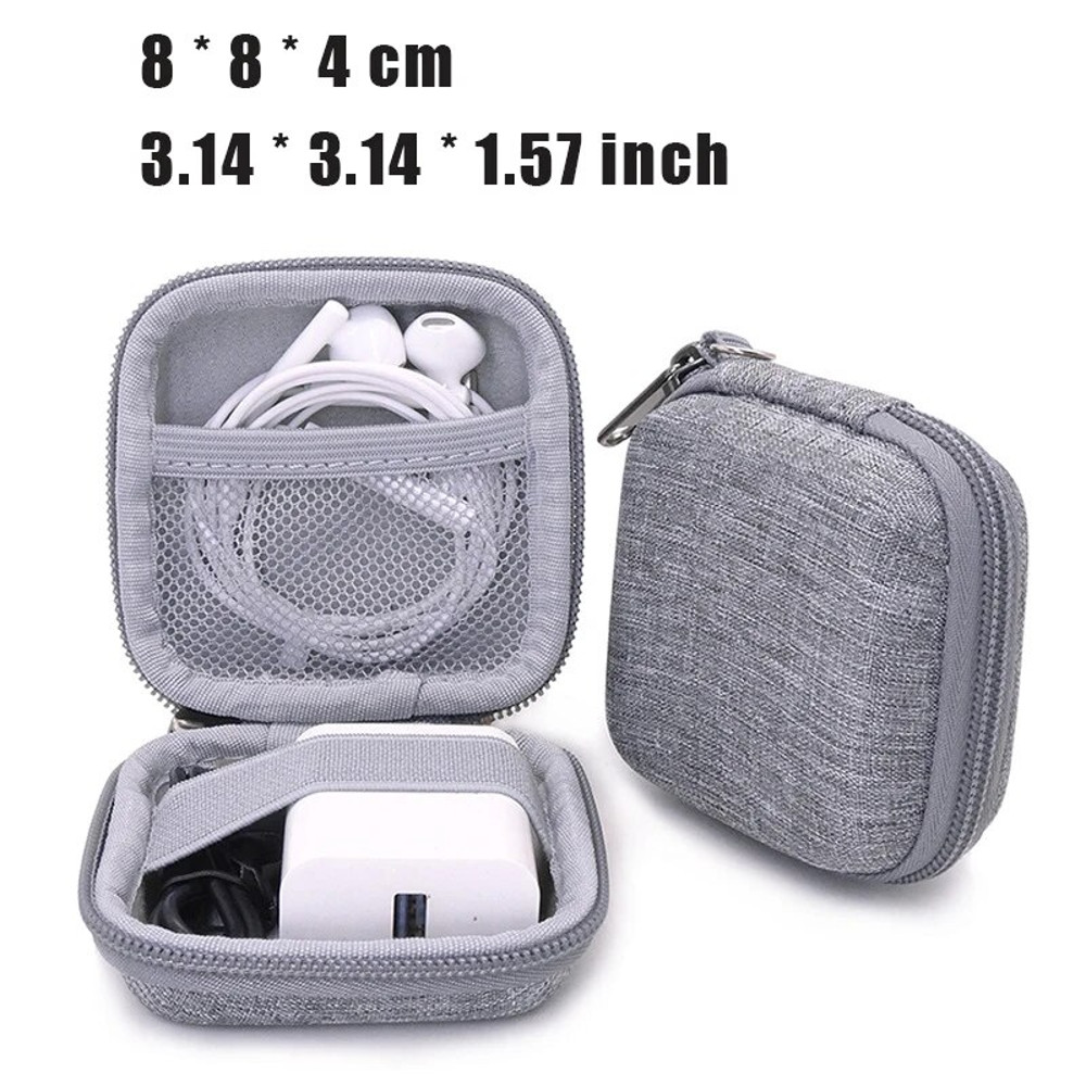 Portable Earphone Storage Bag, Digital Gadgets Case, Data Cable Organiser, Charger U Disk Protective Cover