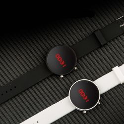 fashion digital watch for women, led wrist watch, silicone strap, casual sports ladies watch, gift clock