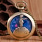 Vintage Little Prince Necklace Bronze Hollow Pendant Pocket Watch 0