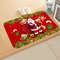Christmas Door Mat Santa Claus Outdoor Carpet Merry Christmas Decorations For Home 0