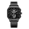 Luxury Big Dial Men Square Watch, Casual PU Leather Strap, Men Sports Watches