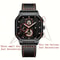 Luxury Big Dial Men Square Watch, Casual PU Leather Strap, Men Sports Watches