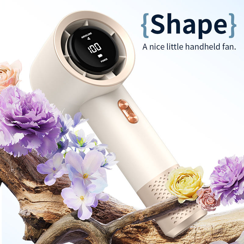 Handheld High Speed Fan Mini Portable Air Conditioner Six Fans Adjustment Cooling Device 2