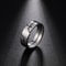 Fashion Stainless Steel Couple Rings Simple Finger Rings Men Women Jewellery Engagement Anniversary 0