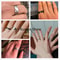 Fashion Stainless Steel Couple Rings Simple Finger Rings Men Women Jewellery Engagement Anniversary 3