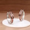 Classic Design Women Hoop Earrings Princess Square Simple Elegant Female Accessories Versatile Jewe 6