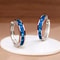 Classic Design Women Hoop Earrings Princess Square Simple Elegant Female Accessories Versatile Jewe 9