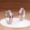 Classic Design Women Hoop Earrings Princess Square Simple Elegant Female Accessories Versatile Jewe 10